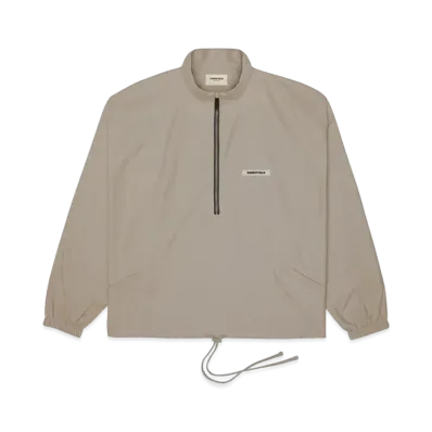 FEAR OF GOD ESSENTIALS Half-Zip Track Jacket "Taupe"