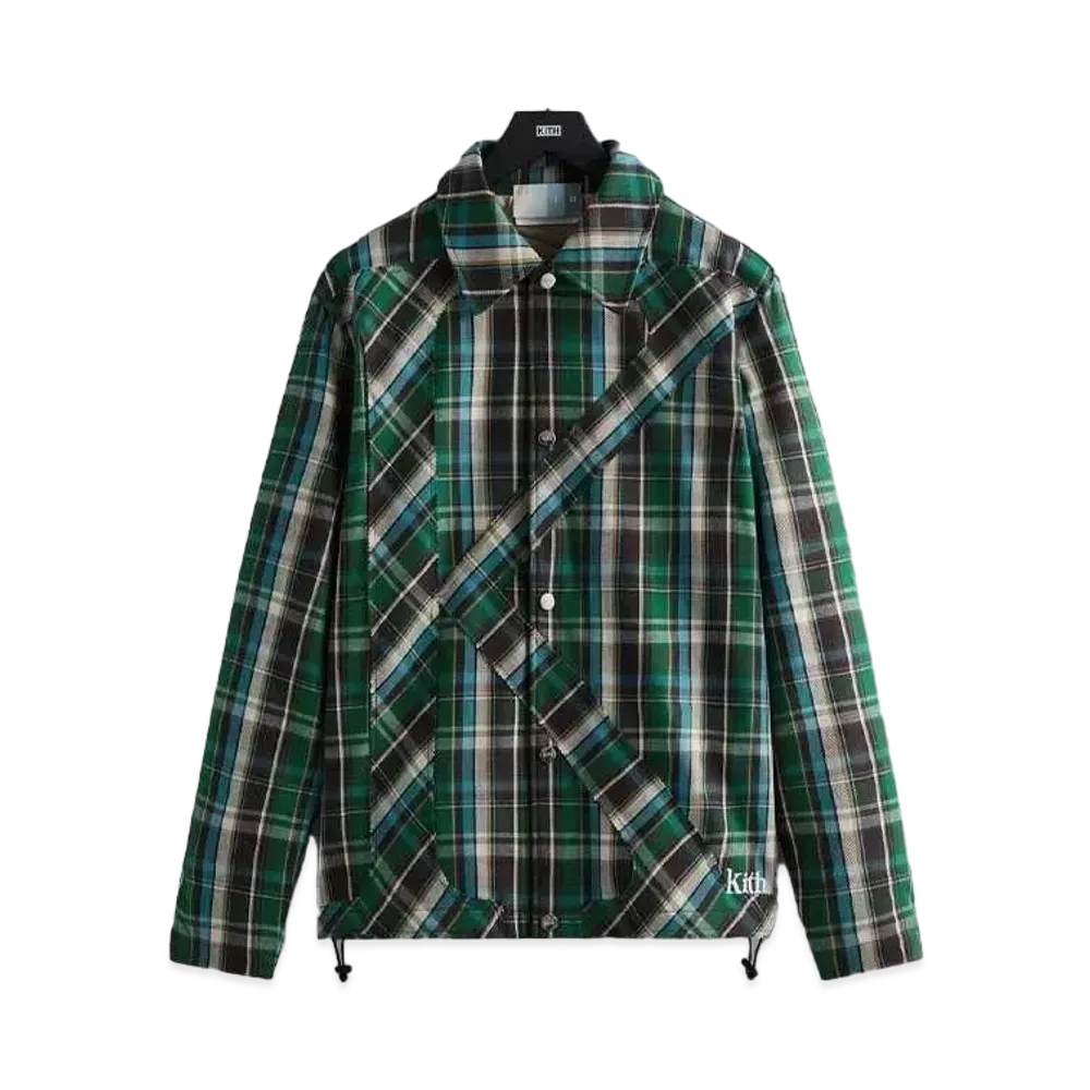 Kith Plaid Initial K Jacket "Conifer"