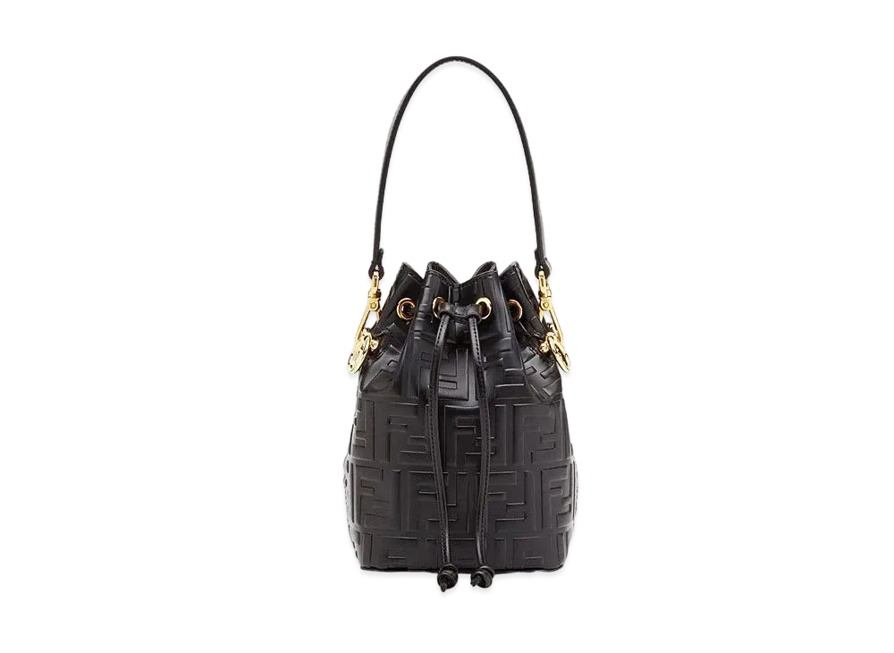 フェンディ モン トレゾール レザーミニバッグ 