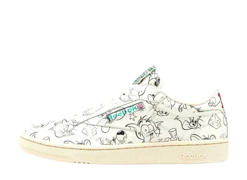 Tom & Jerry × Reebok Club C "All-Over"