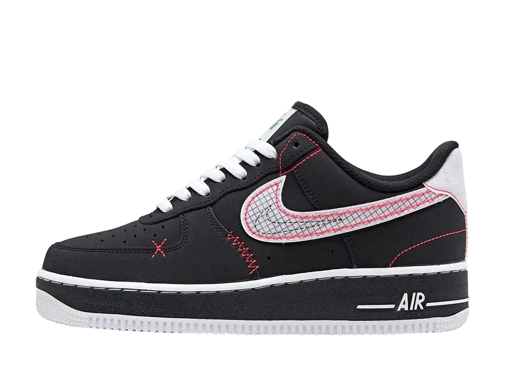 Nike Air Force 1 Low '07 LV8 "Black/Bright Crimson"