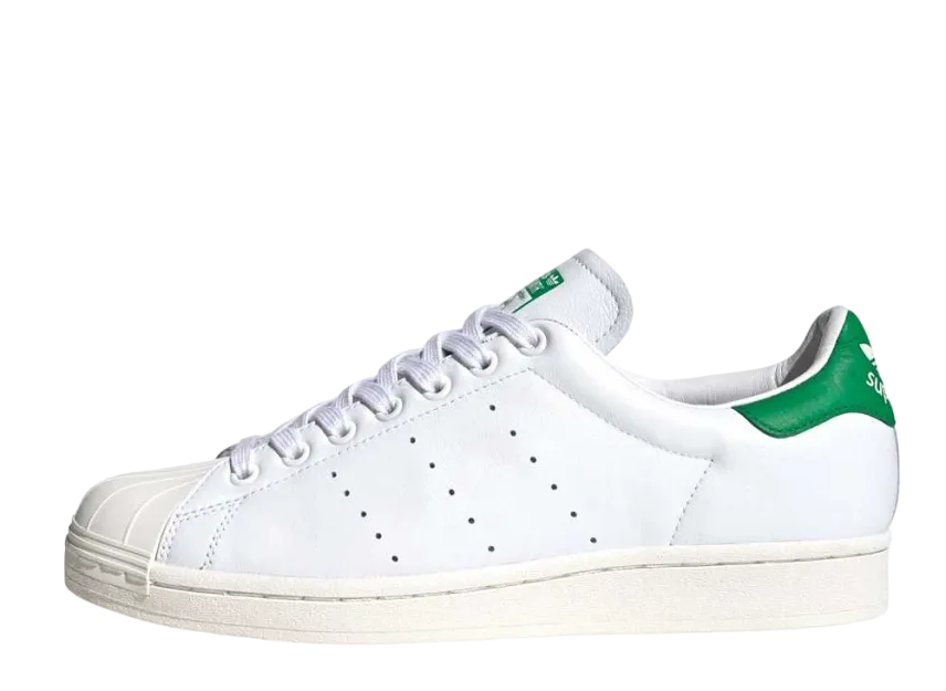 アディダス スーパースター × スタンスミス "ホワイト/グリーン"