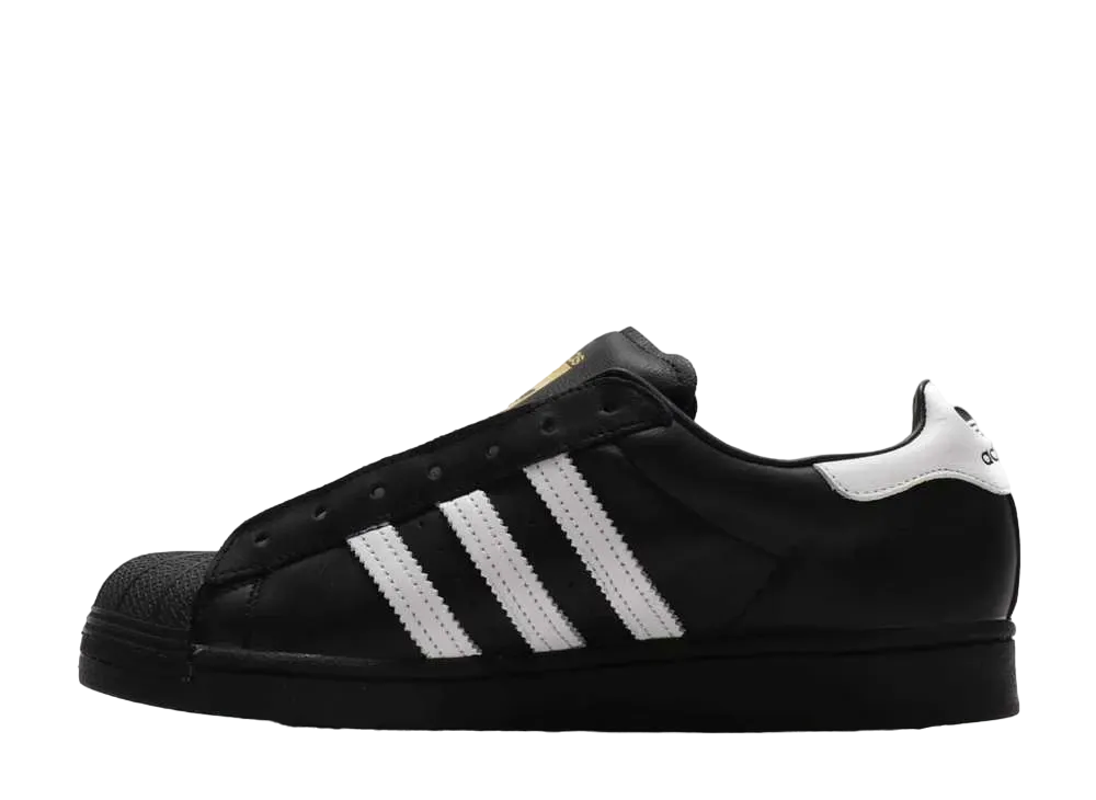 adidas SUPER STAR LACELESS "CORE BLACK/CLOUD WHITE"