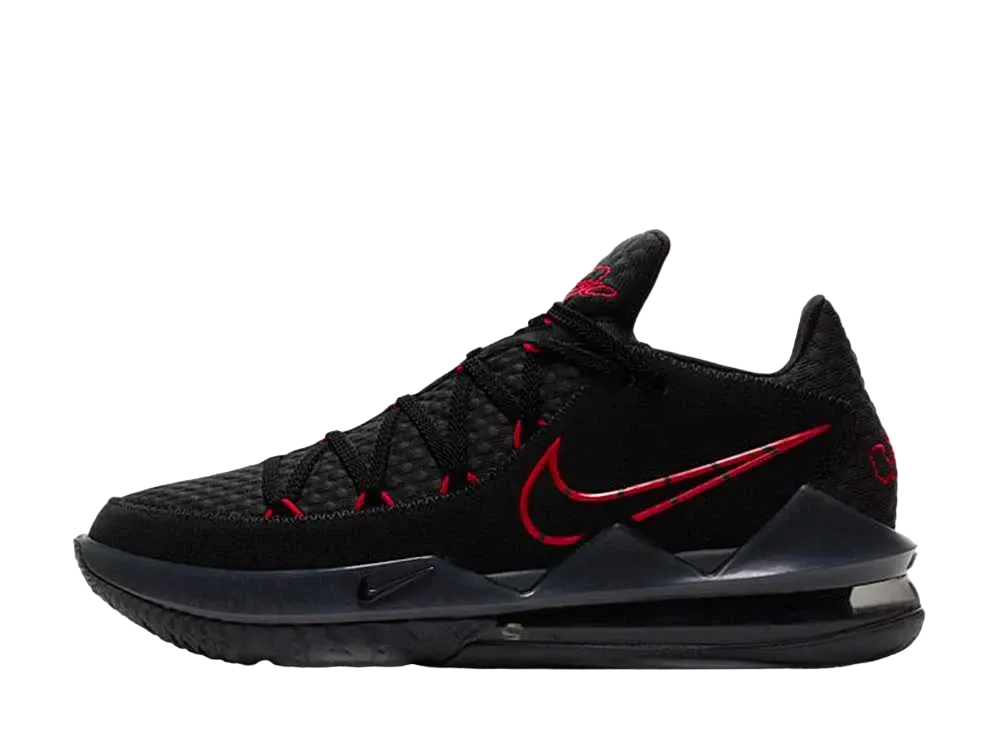 NIKE LEBRON XVII LOW "BLACK/RED"