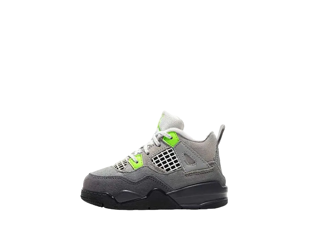 Nike TD Air Jordan 4 Retro LE "Neon"