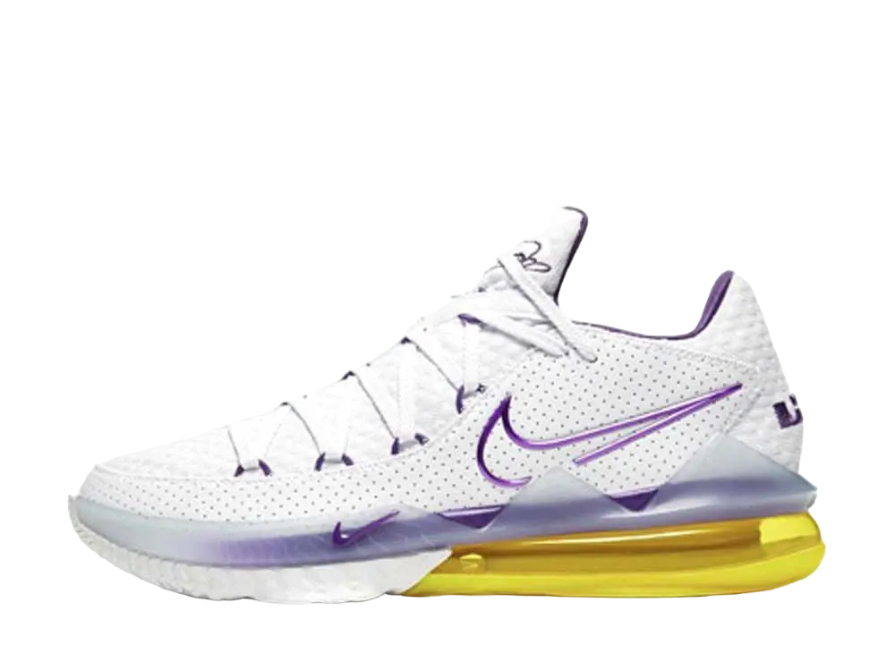 NIKE LEBRON XVII LOW "WHITE/PURPLE"