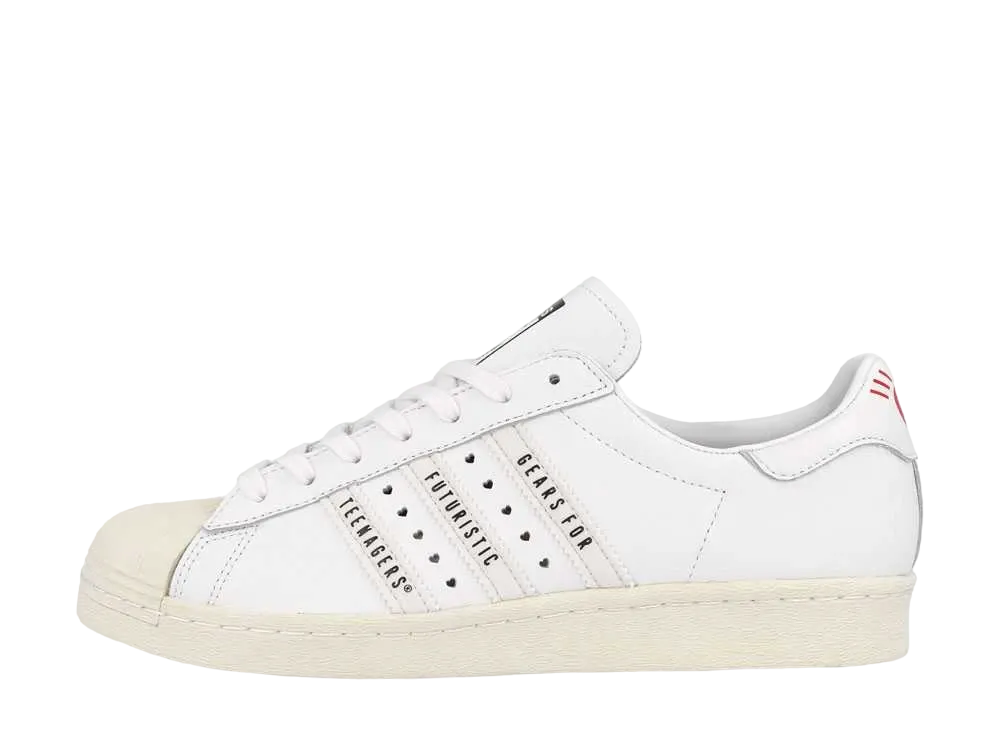 HUMAN MADE × adidas SUPERSTAR 80s "WHITE"