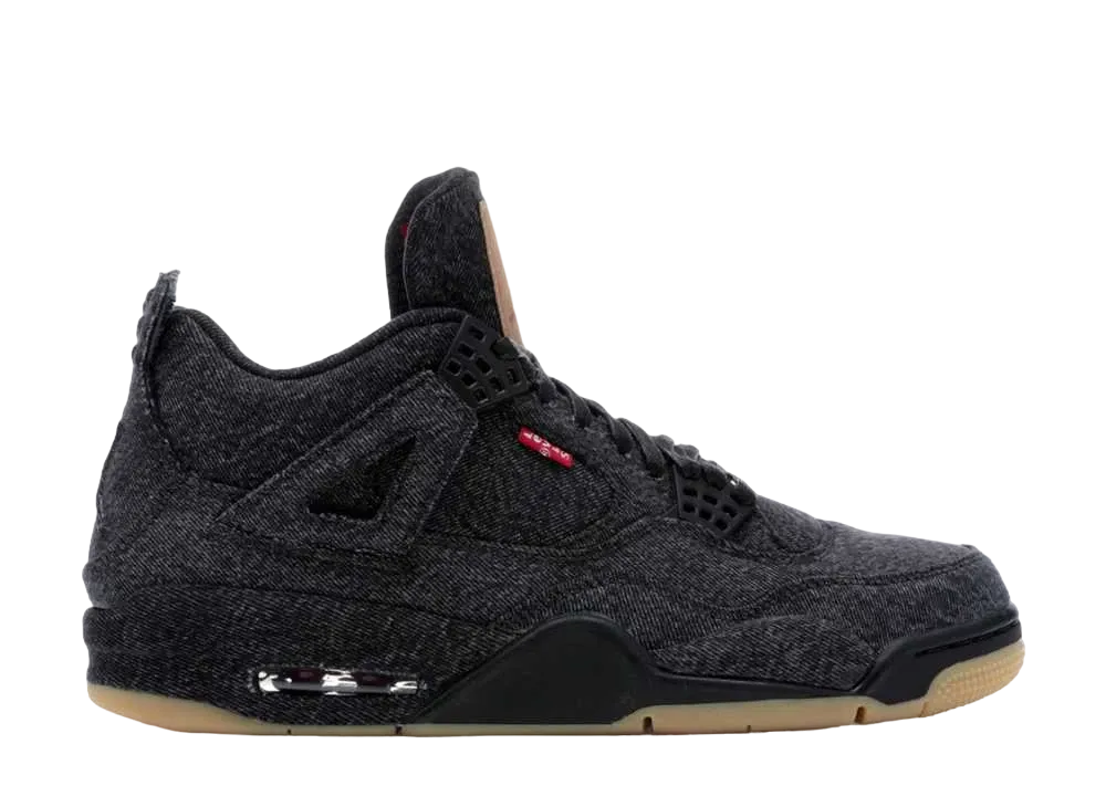 Nike × Levi's Air Jordan 4 "Black Denim" (LEVIS Tab)