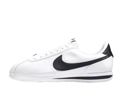 NIKE CORTEZ BASIC LEATHER "WHITE/BLACK"