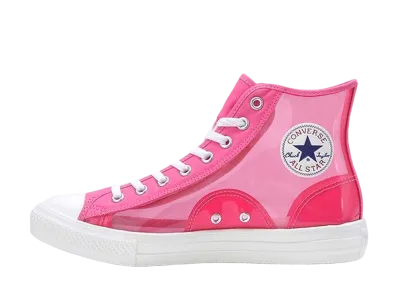 CONVERSE ALL STAR LIGHT CLEARMATERIAL HI "PINK"