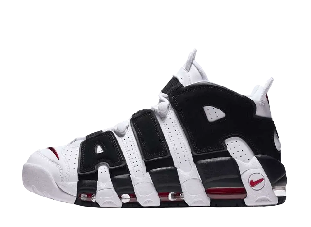 NIKE AIR MORE UPTEMPO "WHITE/BLACK/UNIVERSITY RED"(2020)