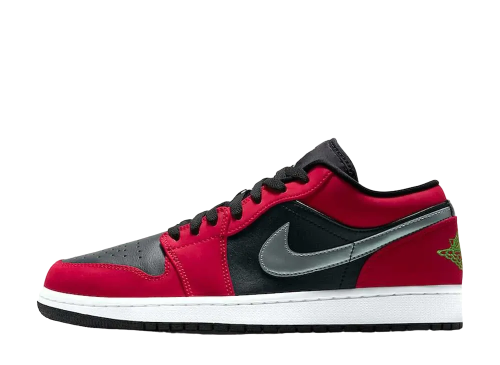 ナイキ エアジョーダン1 ロー "ジムレッド/グリーン/シルバー"