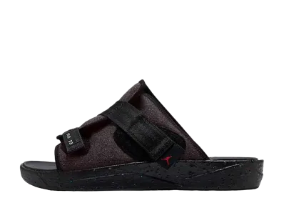 Nike Jordan Slide "Black/University Red"