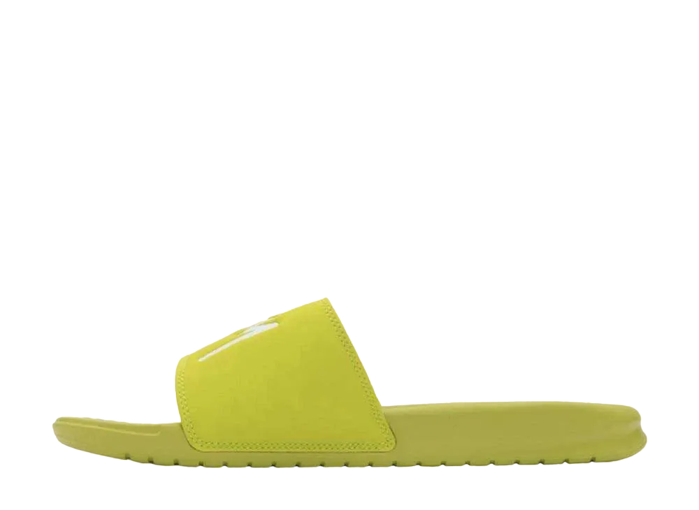 STUSSY × NIKE BENASSI SLIDE "VOLT"