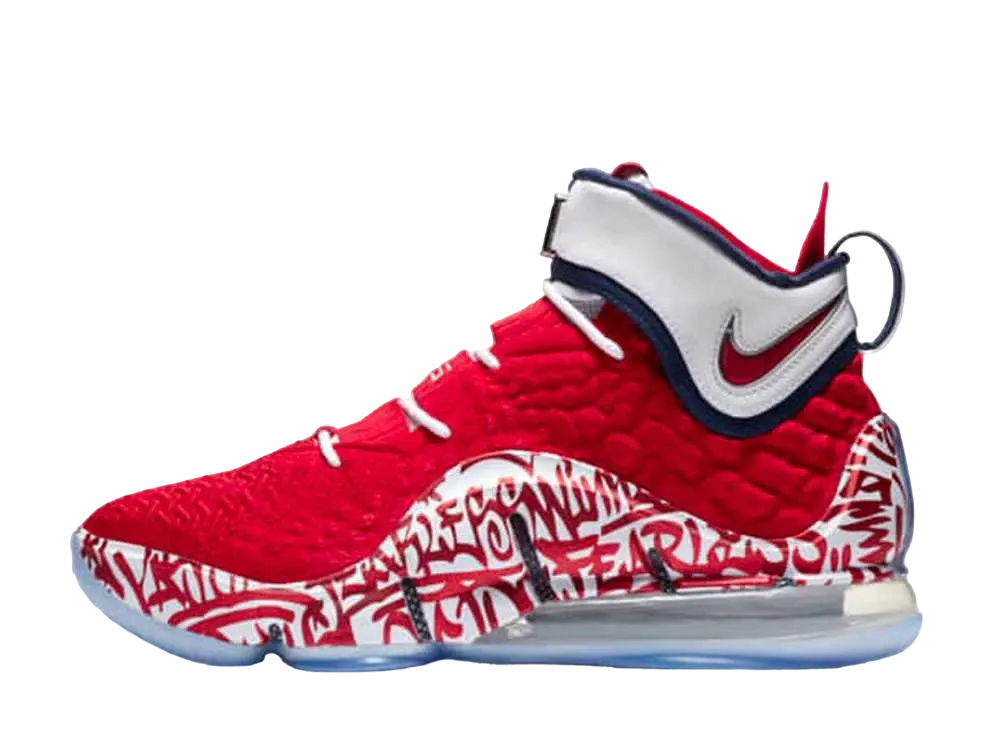 Nike Lebron 17 "Graffiti Remix Red"