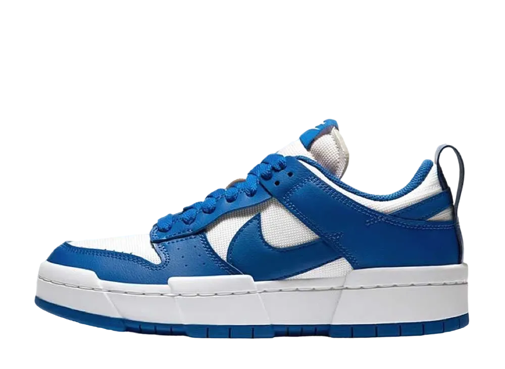 NIKE Women's DUNKED "WHITE/GAME ROYAL"