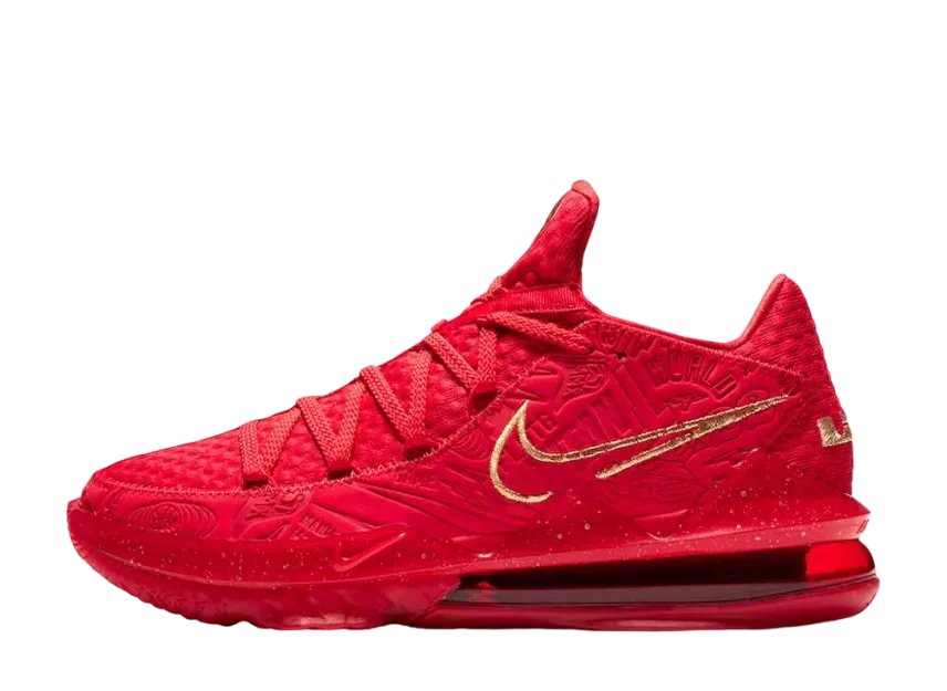 タイタン × ナイキ レブロン17 ロー タイタン "アギマット レッド"