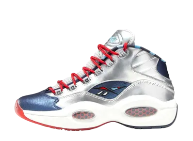 Iverson × Harden × Reebok Question Mid "Silver"