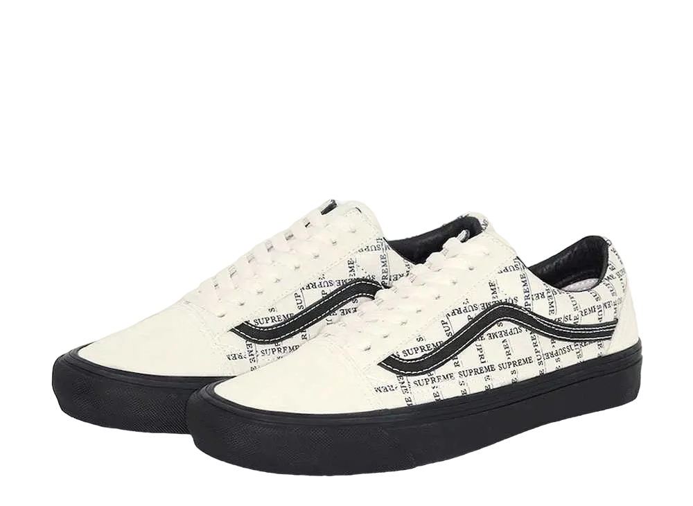Supreme × Vans Old Skool "White"