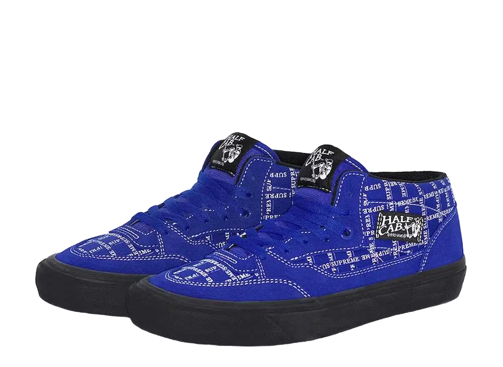 SUPREME × VANS HALF CAB "BLUE"