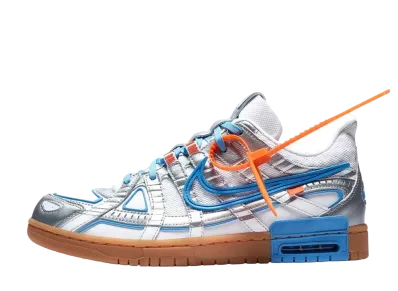 Off-White × Nike Air Rubber Dunk "White/University Blue"