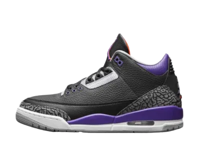 Nike Air Jordan 3 Retro "Black/Court Purple"