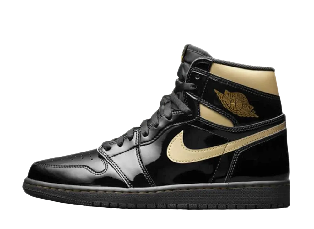 Nike Air Jordan 1 High OG "Black-Metalic Gold"