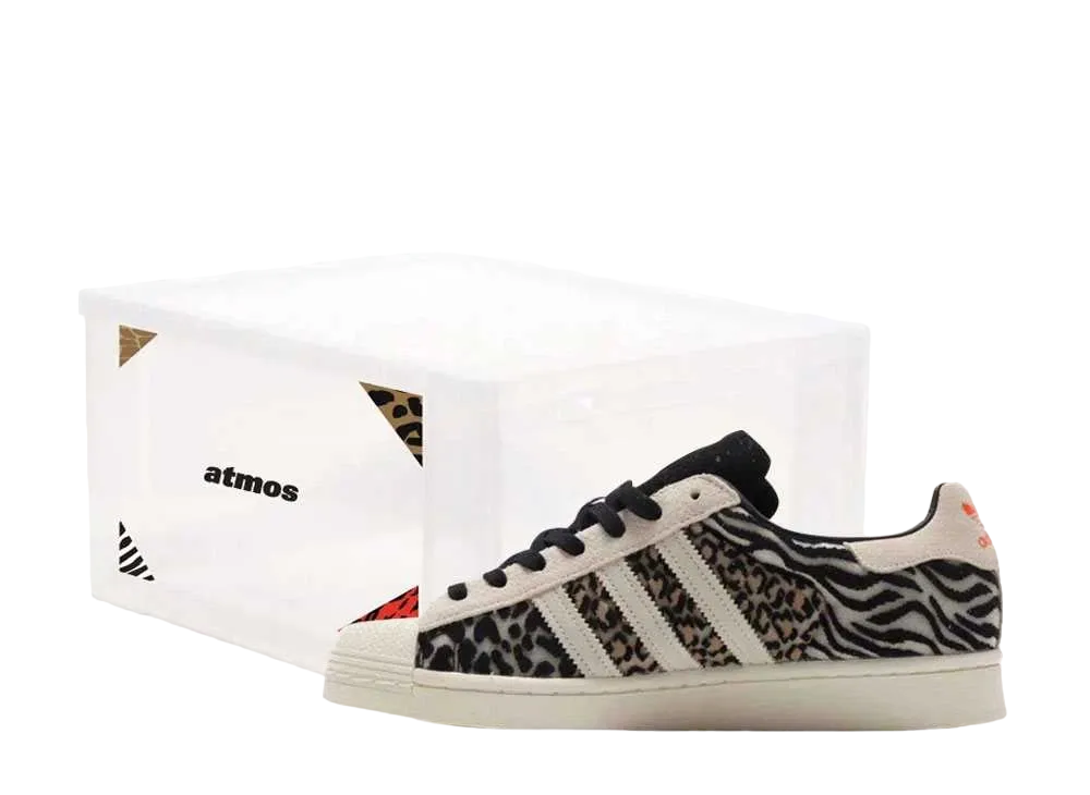 atmos × adidas Super Star "Crazy Animal Pack/Safari"(with Case)