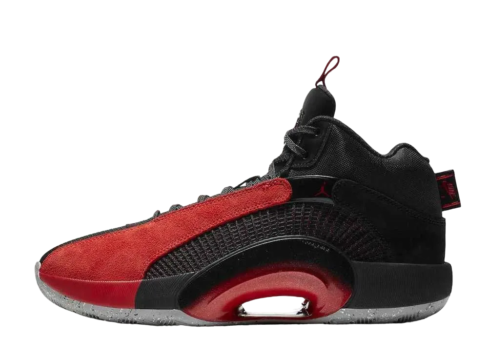 Nike Air Jordan XXXV Warrior "Black/University Red Cement Grey"