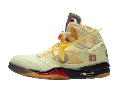 Off-White × Nike Air Jordan 5 "Sail"
