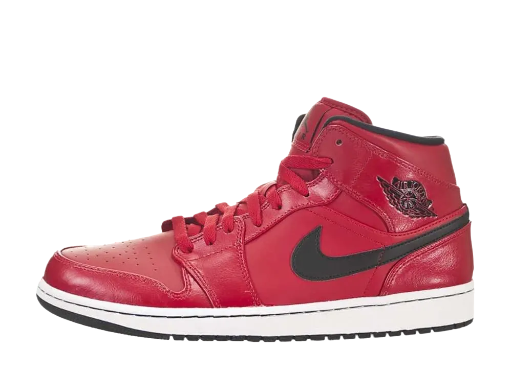 Nike Air Jordan 1 Mid "Gym Red/Black Patent"