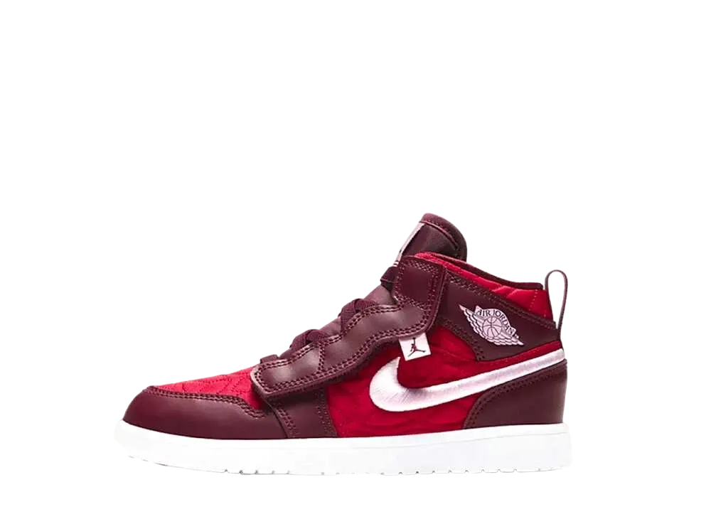 ナイキ PS エアジョーダン1 ミッド "レッドキルト"(キッズ)