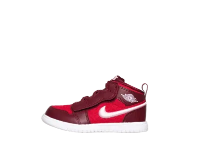 Nike TD Jordan 1 Mid "Red Quilt”