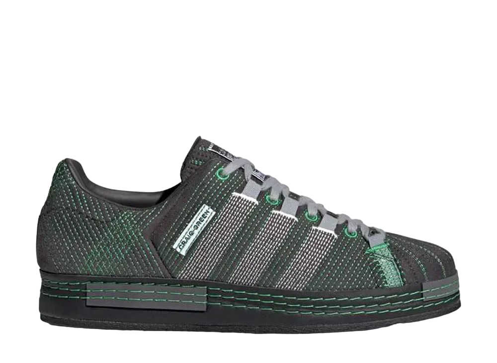 クレイグ・グリーン × アディダス スーパースター "ユーティリティブラック/グリーン"