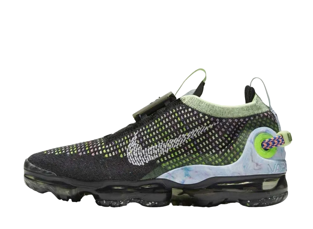 Nike Women's Air Vapormax 2020 Flyknit "Black/White/Barely Volt "