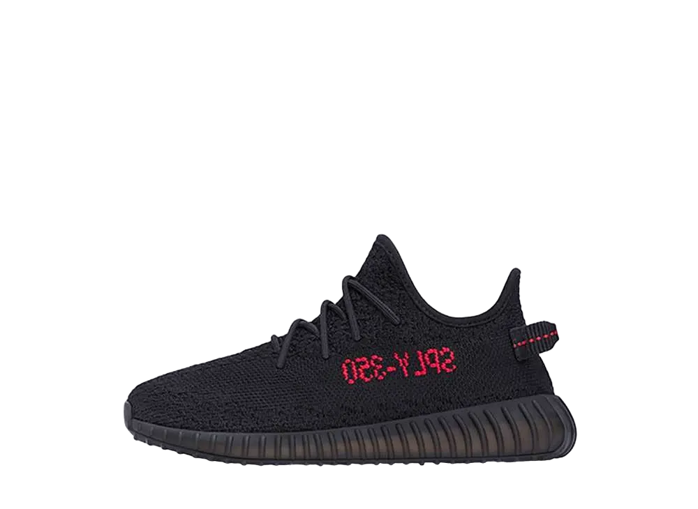 adidas KIDS YEEZY Boost 350V2 "Core Black/Solar Red"(2020)