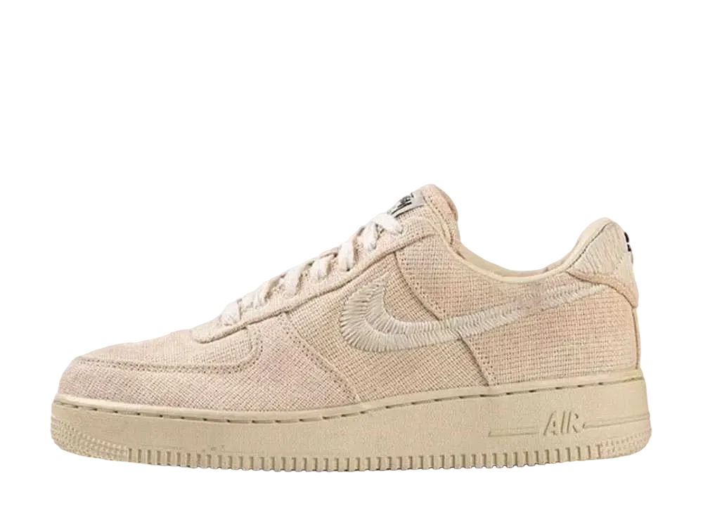 Stussy × Nike Air Force 1 Low "Fossil Stone"