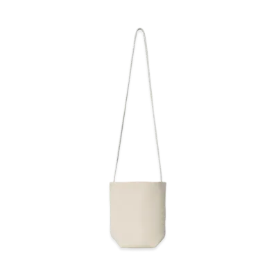 The Row Women's N/S Park Leather Crossbody Bag "Ivory"