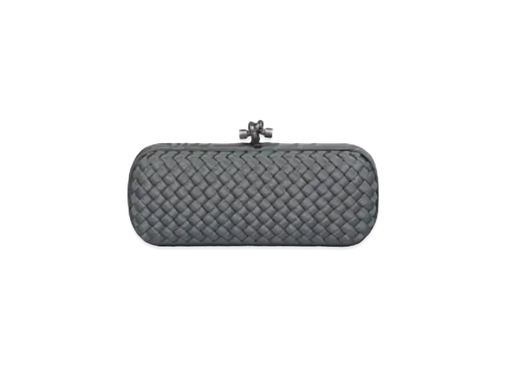 Bottega Veneta Chain Knot Clutch "Grey"
