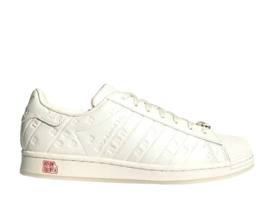 adidas SUPER STAR "CREAM WHITE/CREAM WHITE/GOLD METALLIC"