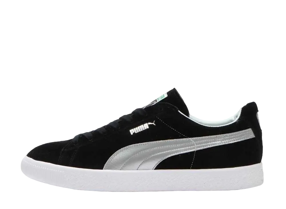 PUMA SUEDE VTG MIJ SILVER "BLACK"