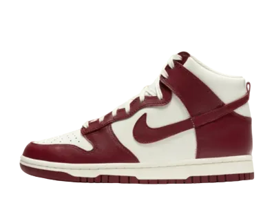 ナイキ ウィメンズ ダンク ハイ "チームレッド"