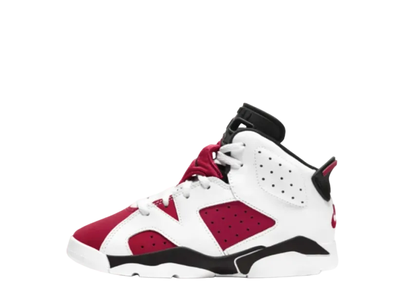 AIR JORDAN 6 RETRO (PS) カーマイン 21cm スニダンで購入可】NIKE AIR JORDAN 6 RETRO