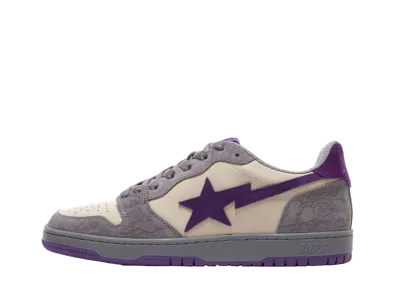 A BATHING APE®︎ COURT STA "Mist Gray/Loyal Purple"