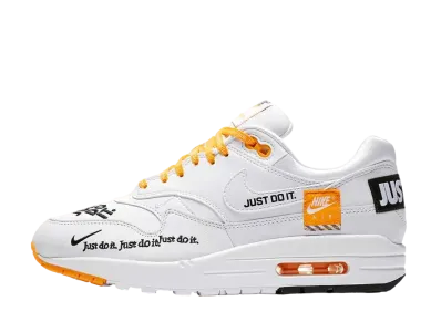 NIKE AIR MAX 1 WHITE JUST DO IT COLLECTION