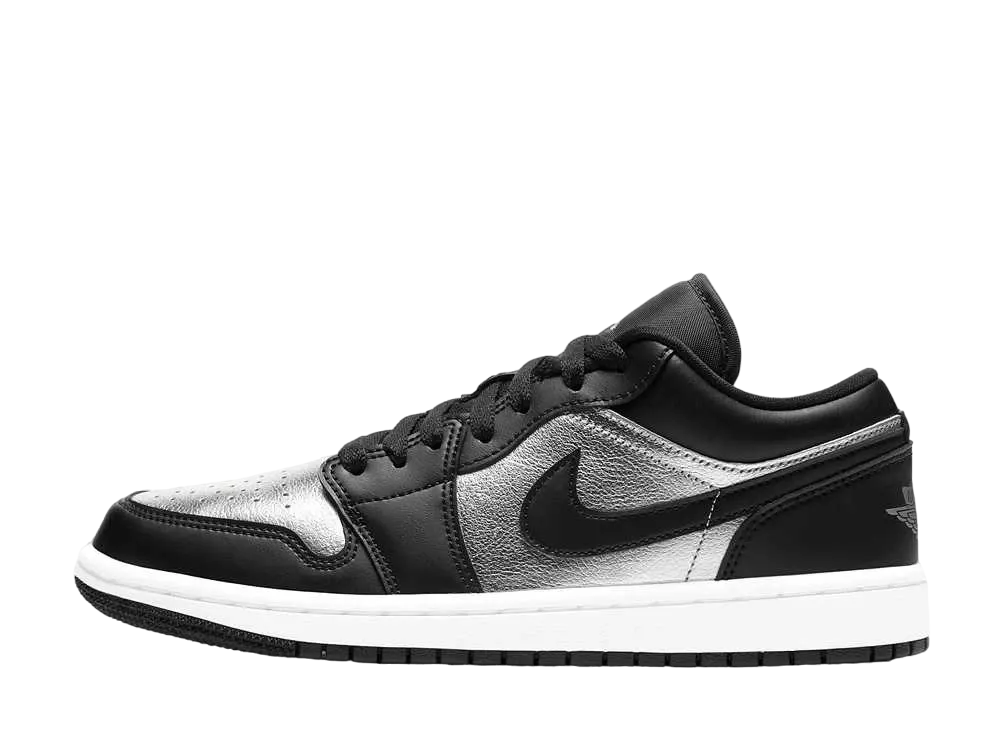 Nike Women's Air Jordan 1 Low SE "Black/Metallic Silver"