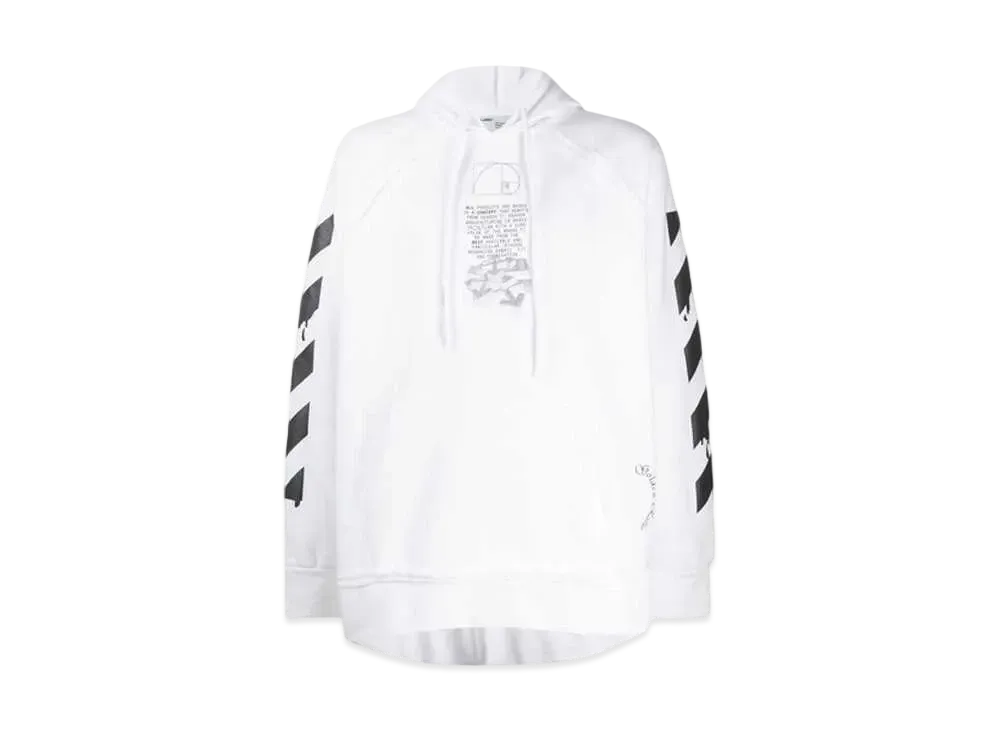 OFF-WHITE Dripping Arrows Incompiuto Hoodie "White"