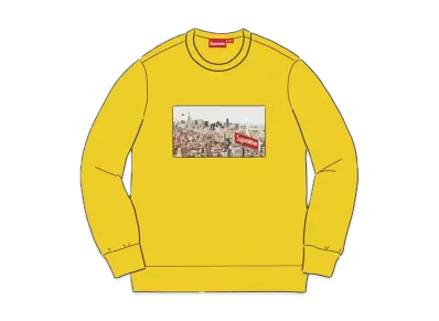Supreme Aerial Crewneck "Yellow"