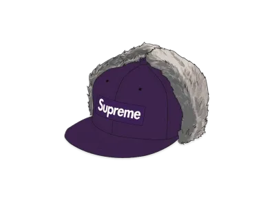 Supreme Earflap New Era® "Purple"