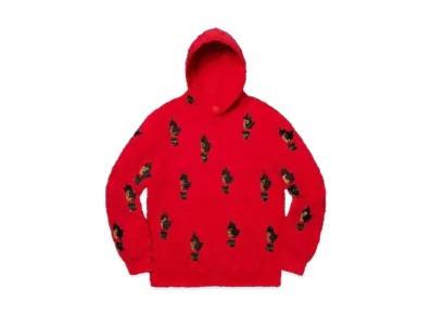 Supreme / dead prez RBG Embroidered Hooded Sweatshirt "Red"